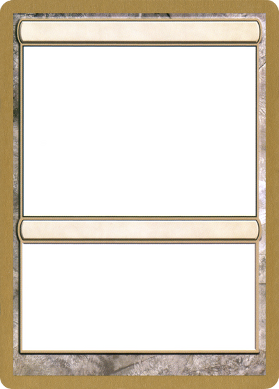 Blank Card (WCD-) - World Championship Decks 2003