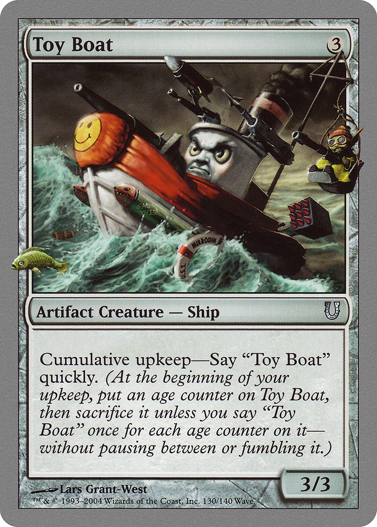 Toy Boat (UNH-130) - Unhinged Foil