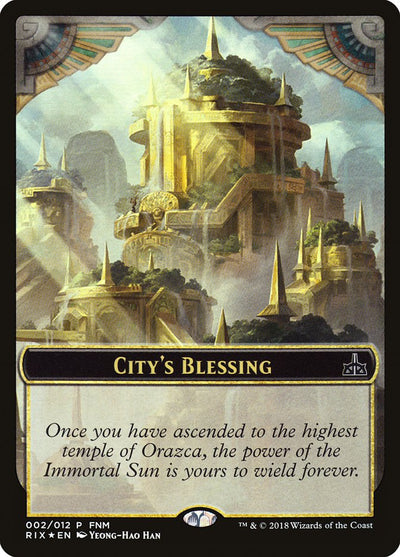 City's Blessing // Elemental (FNM-002) - Friday Night Magic 2018 Foil
