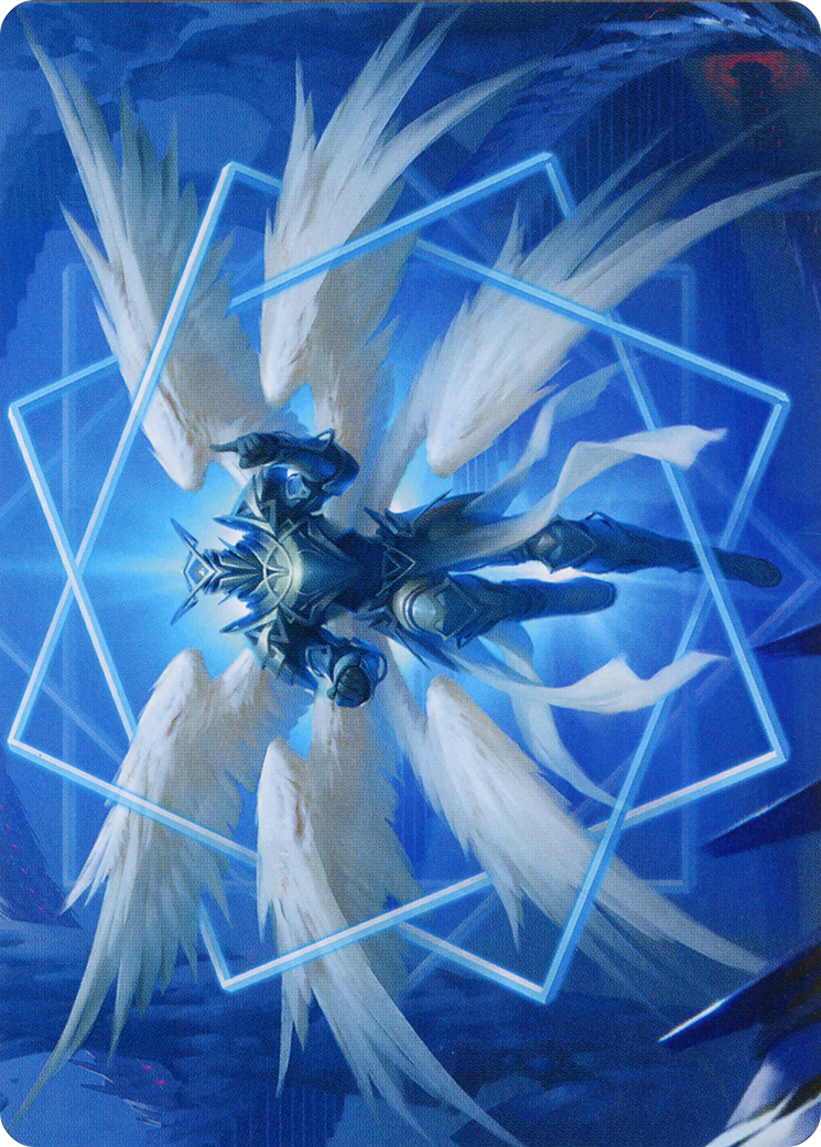 Vertex Paladin // Vertex Paladin (AMOM-048) - March of the Machine Art Series (Borderless) Foil