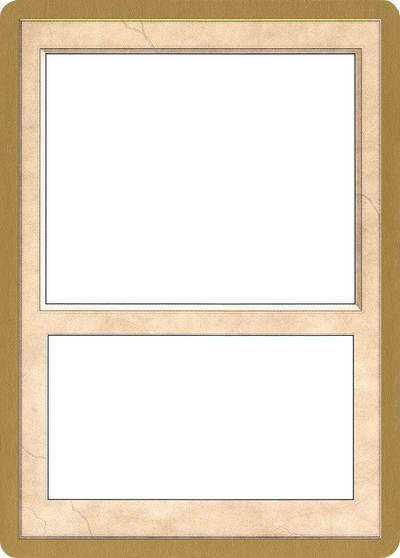 Blank Card (WCD-) - World Championship Decks 2002