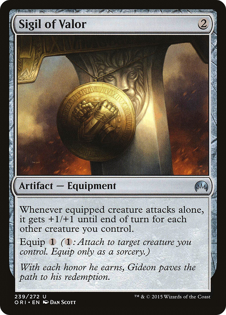Sigil of Valor (ORI-239) - Magic Origins Foil