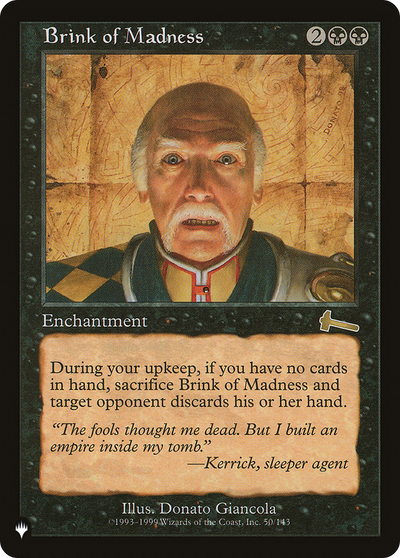 Brink of Madness (LIST-ULG-50) - The List