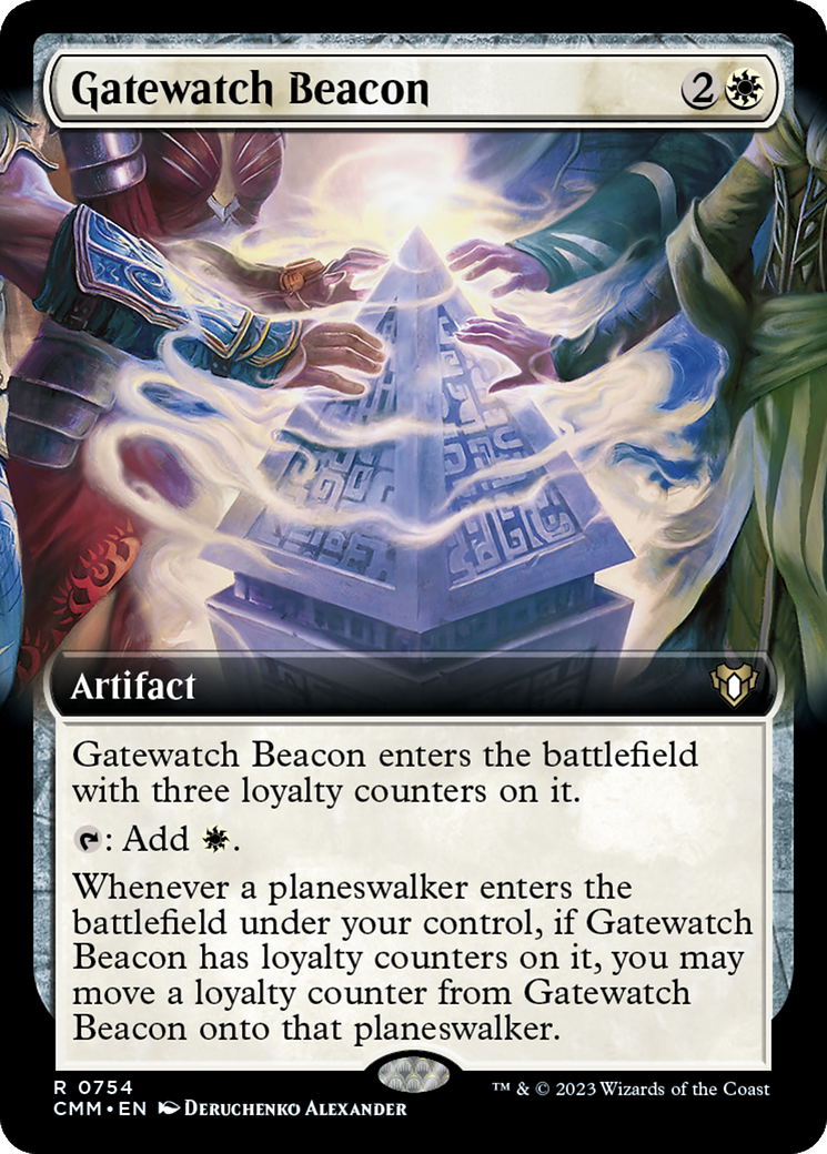 Gatewatch Beacon (CMM-754) - Commander Masters: (Extended Art) Foil