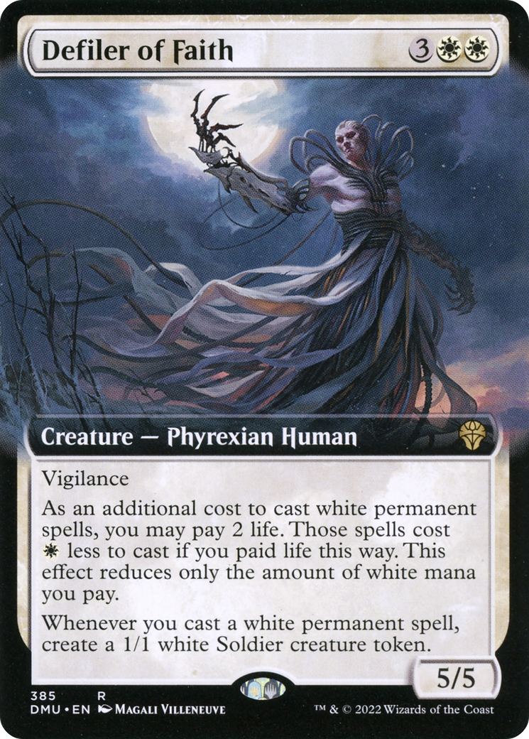 Defiler of Faith (DMU-385) - Dominaria United: (Extended Art) Foil