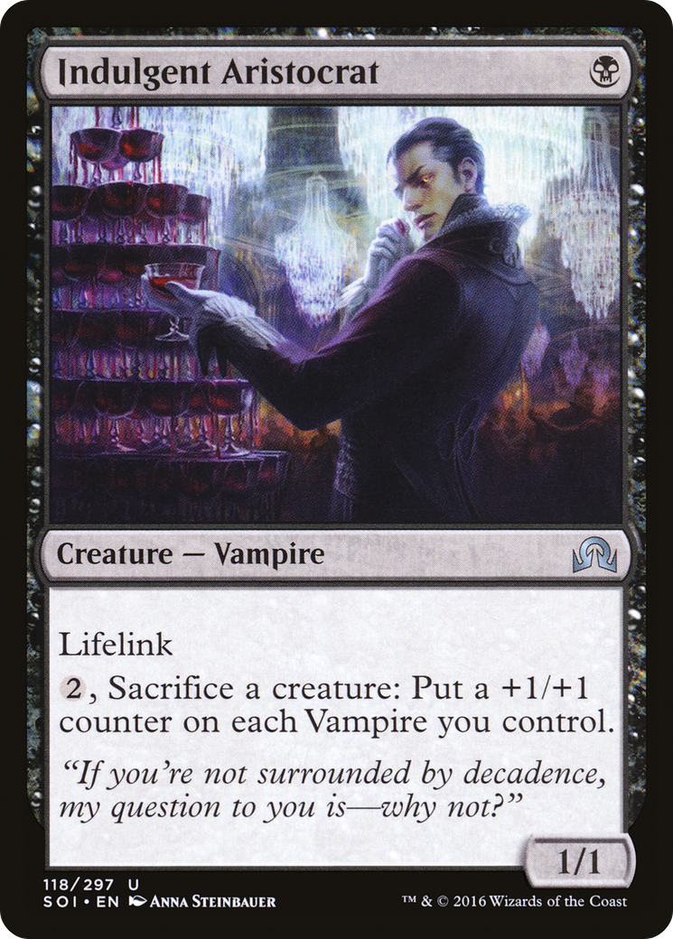 Indulgent Aristocrat (SOI-118) - Shadows over Innistrad Foil