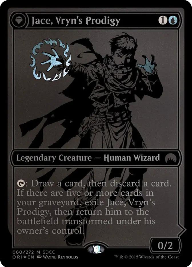 Jace, Vryn's Prodigy // Jace, Telepath Unbound (MEDIA-060) - San Diego Comic-Con 2015: (originpwdfc) Foil
