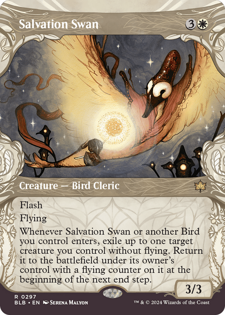 Salvation Swan (BLB-297) - Bloomburrow: (Showcase) (Borderless)