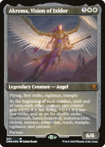 Akroma, Vision of Ixidor (CMR-547) - Commander Legends Foil