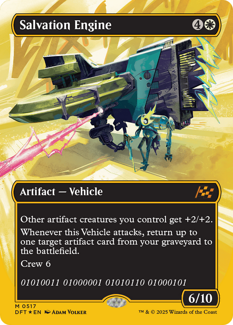 Salvation Engine (DFT-517) - Aetherdrift (Borderless) Foil