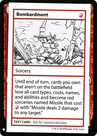 Bombardment (CMB1-) - Mystery Booster Playtest Cards 2019
