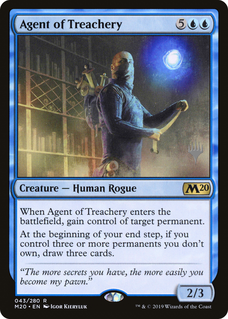 Agent of Treachery (PPM20-043) - Core Set 2020 Promos Foil
