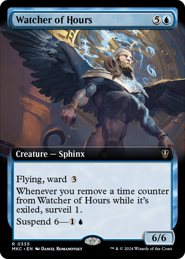 Watcher of Hours (MKC-335) - Murders at Karlov Manor Commander: (Extended Art)