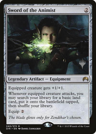 Sword of the Animist (PPTHB-240P) - Magic Origins Promos