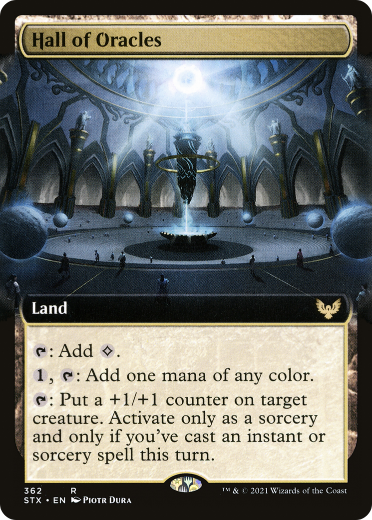 Hall of Oracles (STX-362) - Strixhaven: School of Mages: (Extended Art)