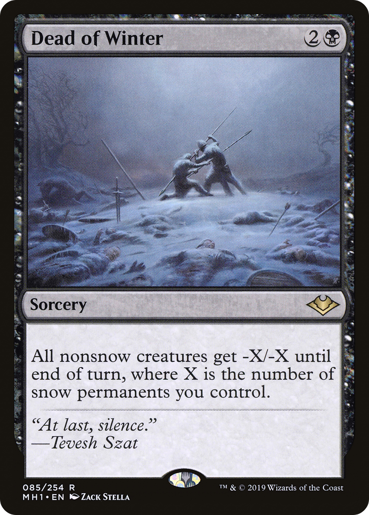 Dead of Winter (MH1-085) - Modern Horizons Foil