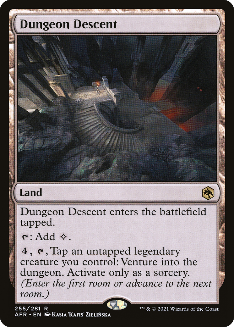 Dungeon Descent (AFR-255) - Adventures in the Forgotten Realms Foil