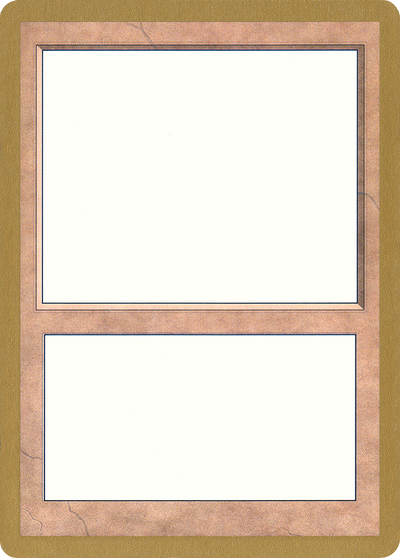 Blank Card (WCD-) - World Championship Decks 1999