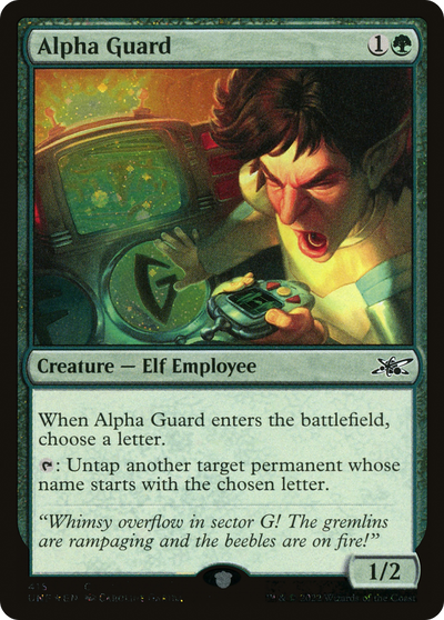 Alpha Guard (UNF-415) - Unfinity Foil