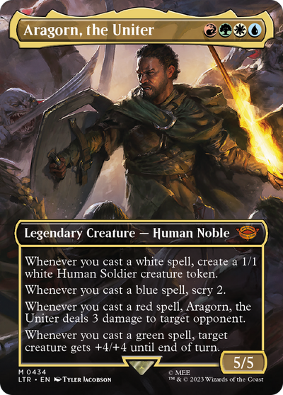Aragorn, the Uniter (LTR-434) - The Lord of the Rings: Tales of Middle-earth (Borderless)