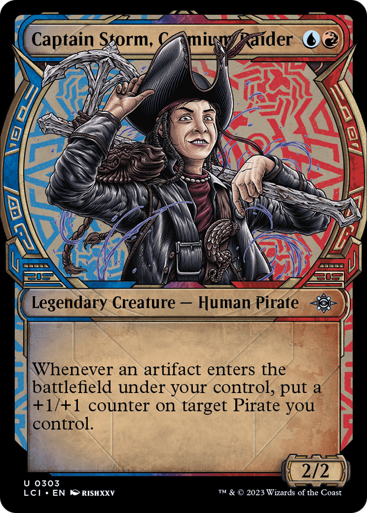 Captain Storm, Cosmium Raider (LCI-303) - The Lost Caverns of Ixalan: (Showcase) Foil