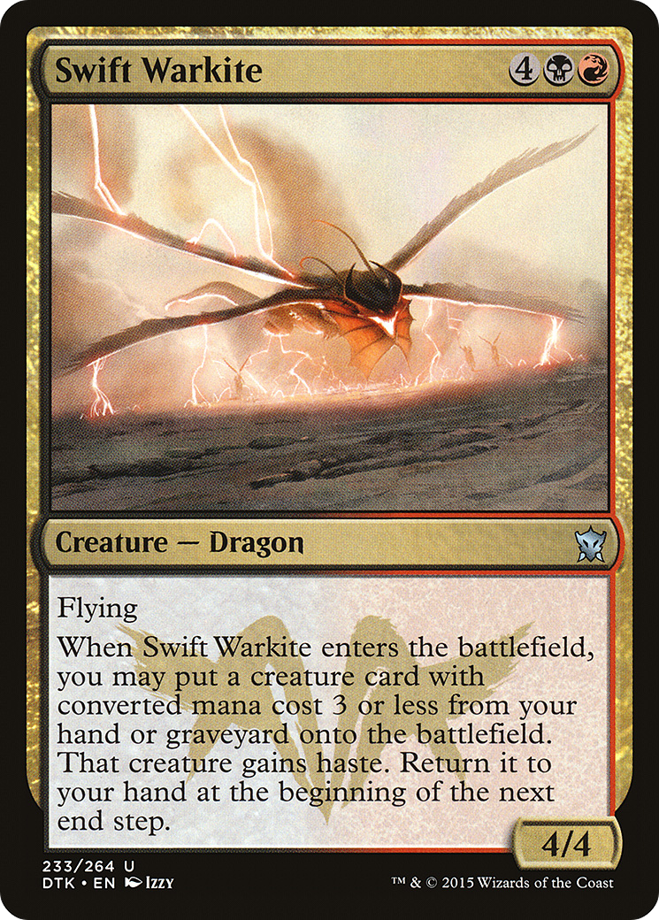 Swift Warkite (DTK-233) - Dragons of Tarkir Foil