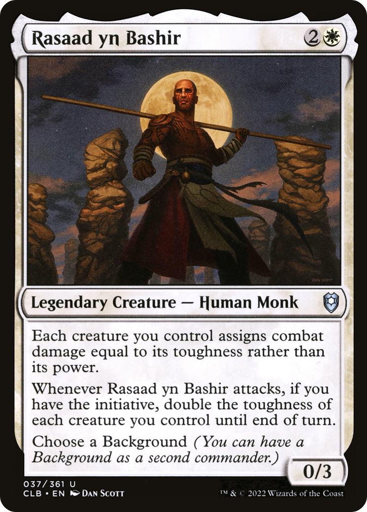 Rasaad yn Bashir (CLB-037) - Commander Legends: Battle for Baldur's Gate Foil