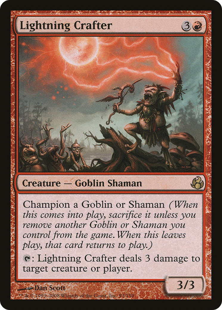 Lightning Crafter (MOR-093) - Morningtide Foil