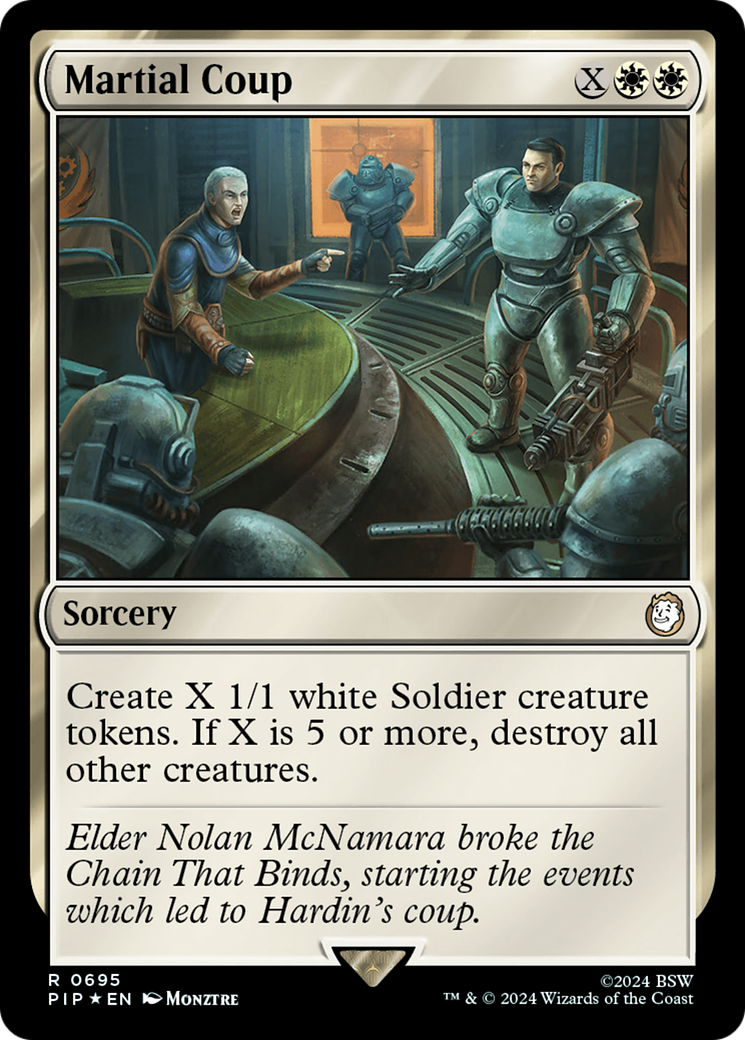 Martial Coup (PIP-695) - Fallout Foil