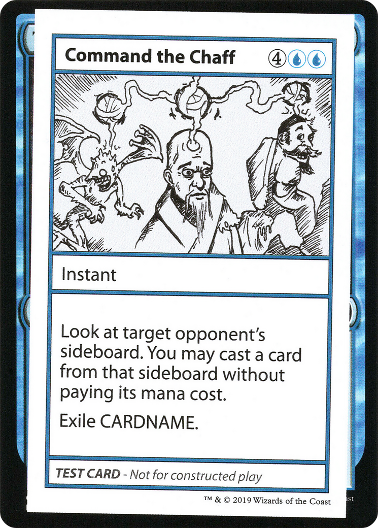 Command the Chaff (CMB1-018) - Mystery Booster Playtest Cards 2021