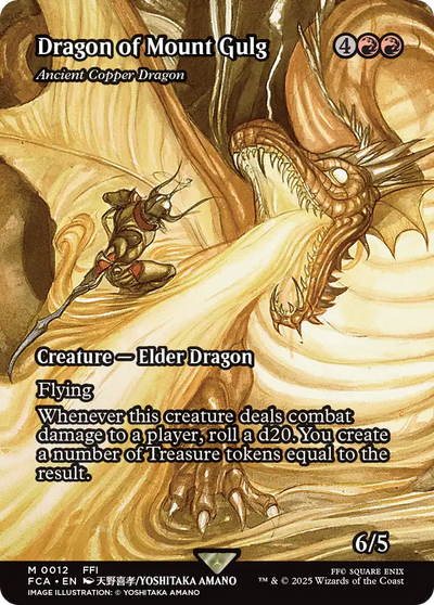 Ancient Copper Dragon (FCA-012) - FINAL FANTASY: Through the Ages / Dragon of Mount Gulg (Borderless)