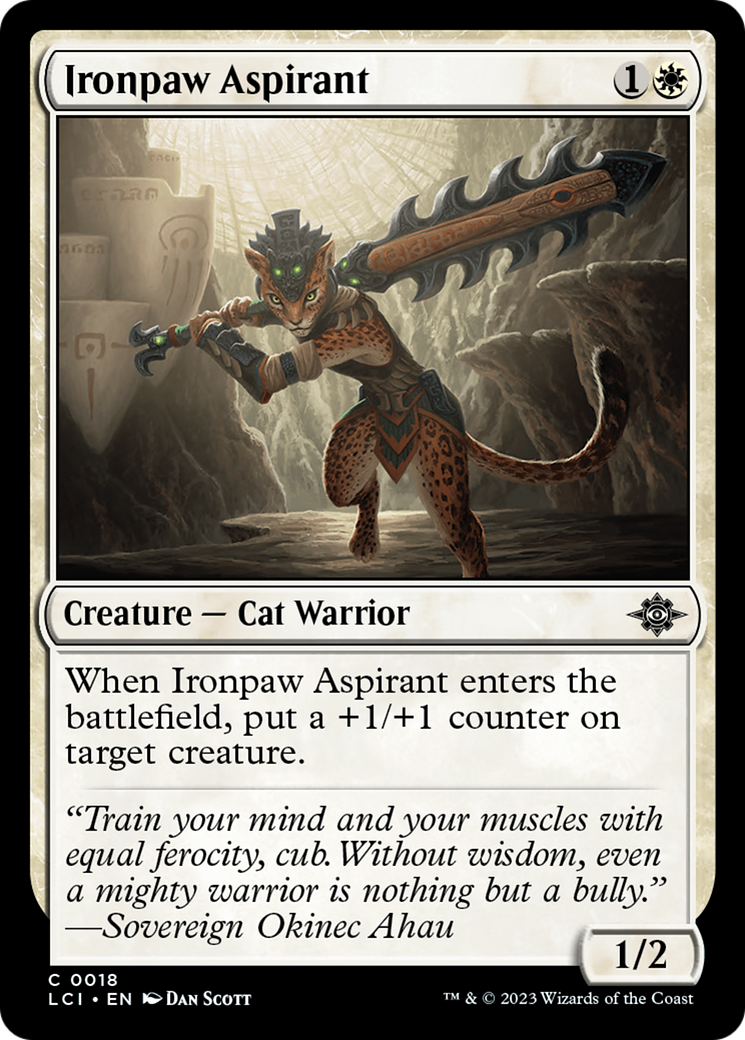 Ironpaw Aspirant (LCI-018) - The Lost Caverns of Ixalan Foil