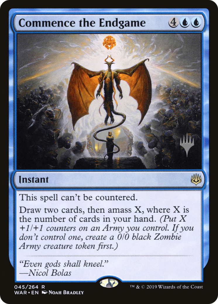 Commence the Endgame (PPELD-45P) - War of the Spark Promos Foil