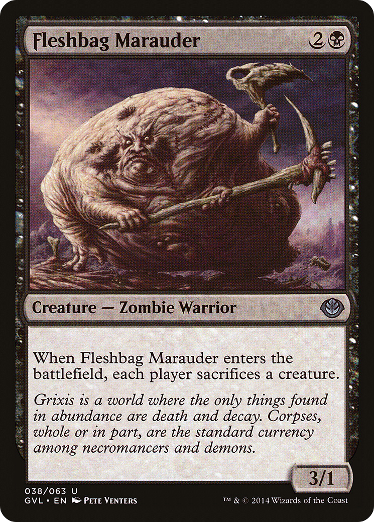 Fleshbag Marauder (DD3-038) - Duel Decks Anthology: Garruk vs. Liliana