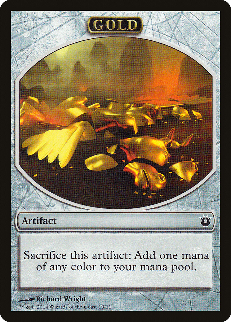 Gold (BNG-010) - Born of the Gods Tokens