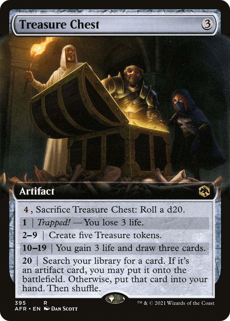 Treasure Chest (AFR-395) - Adventures in the Forgotten Realms: (Extended Art) Foil