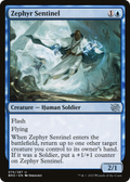 Zephyr Sentinel (BRO-074) - The Brothers' War Foil - Near Mint Foil