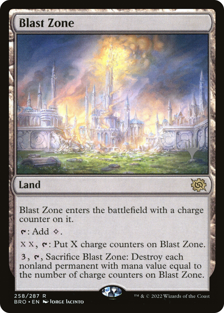 Blast Zone (PPBRO-258) - The Brothers' War Promos Foil