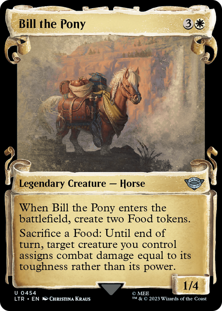 Bill the Pony (LTR-454) - The Lord of the Rings: Tales of Middle-earth: (Showcase) Foil