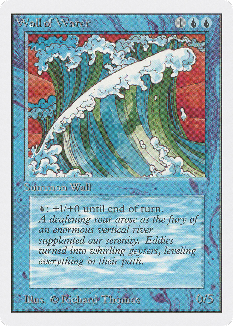 Wall of Water (2ED-091) - Unlimited Edition