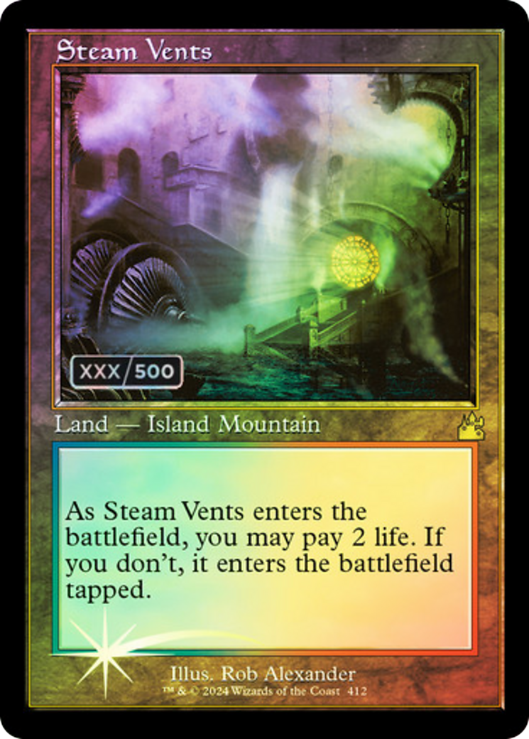 Steam Vents (RVR-412) - Ravnica Remastered Foil
