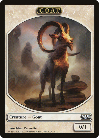 Goat (M13-002) - Magic 2013 Tokens