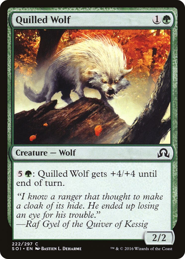 Quilled Wolf (SOI-222) - Shadows over Innistrad Foil