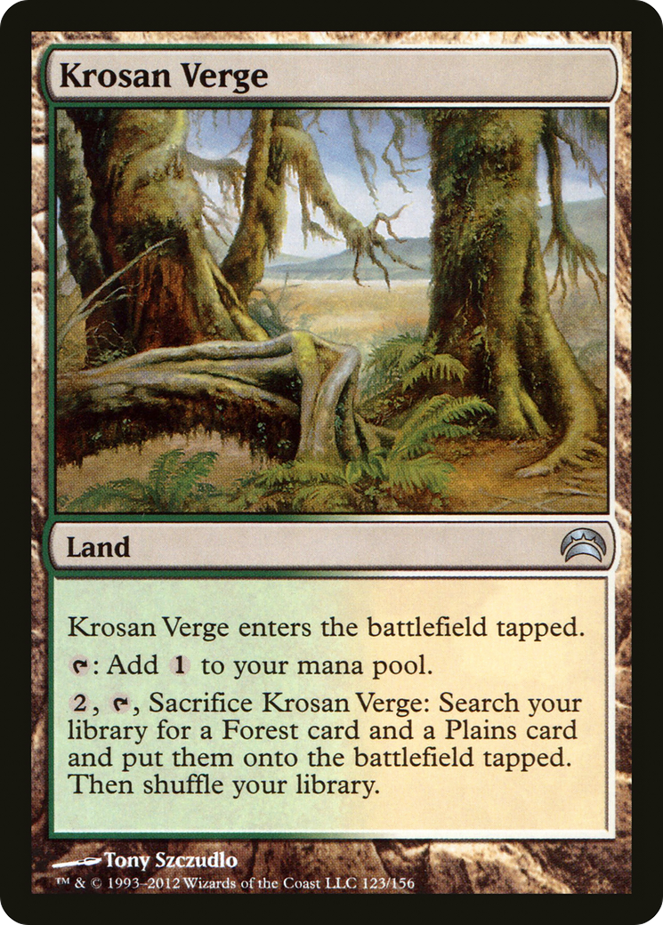 Krosan Verge (PC2-123) - Planechase 2012 Foil