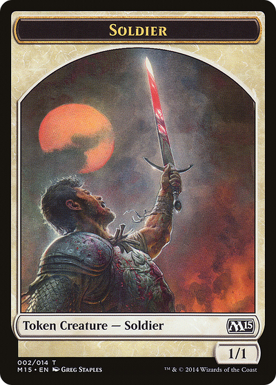Soldier (M15-002) - Magic 2015 Tokens