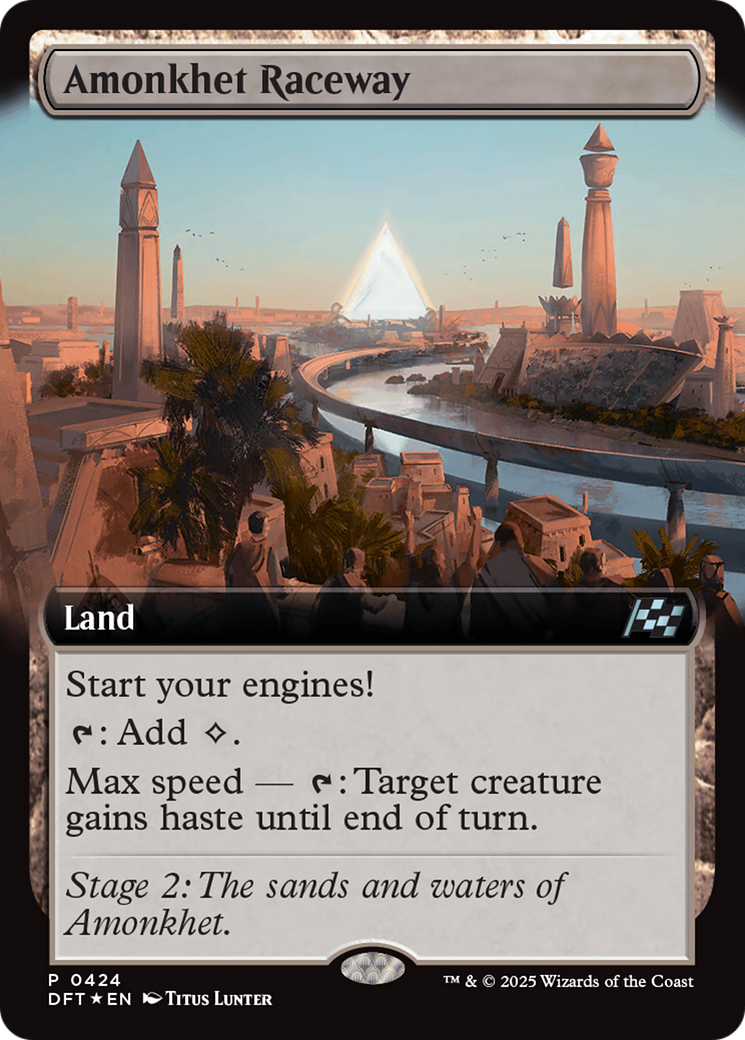 Amonkhet Raceway (DFT-424) - Aetherdrift: (Extended Art) Foil