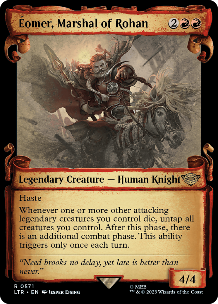 Éomer, Marshal of Rohan (LTR-571) - The Lord of the Rings: Tales of Middle-earth: (Showcase) Foil