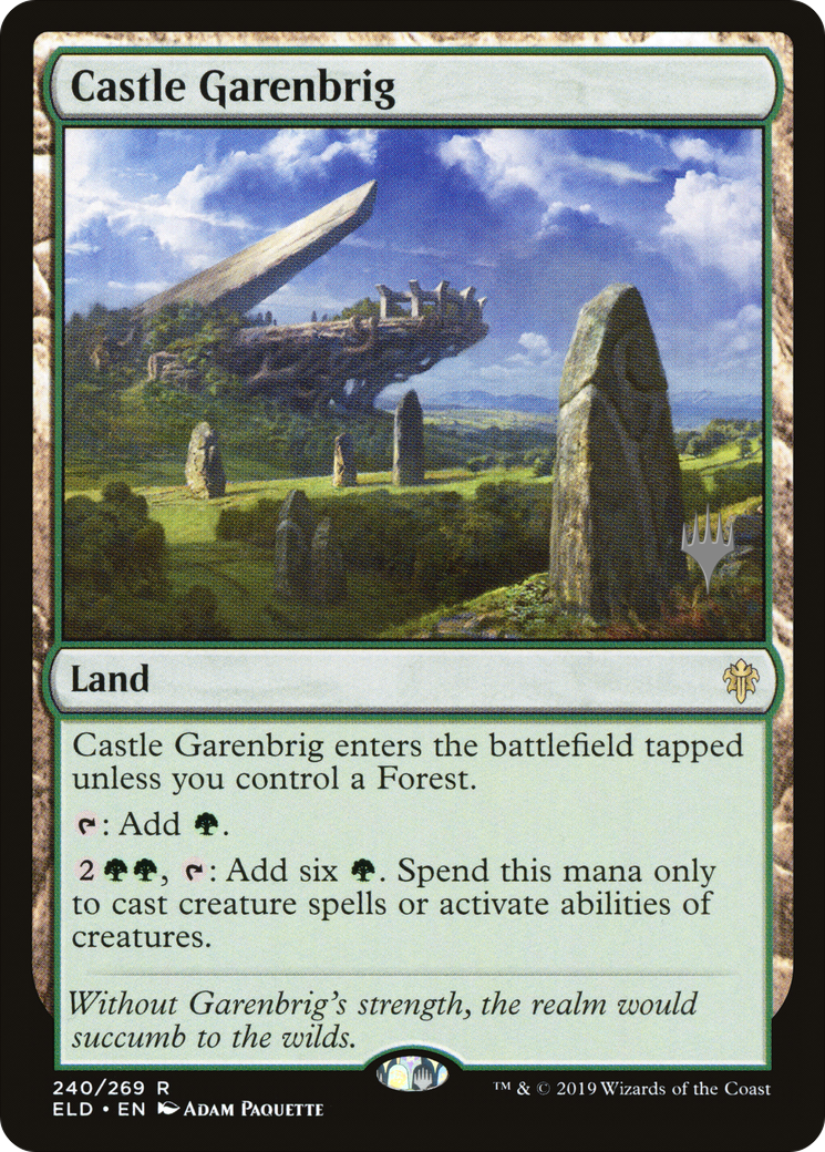 Castle Garenbrig (PPELD-240P) - Throne of Eldraine Promos Foil