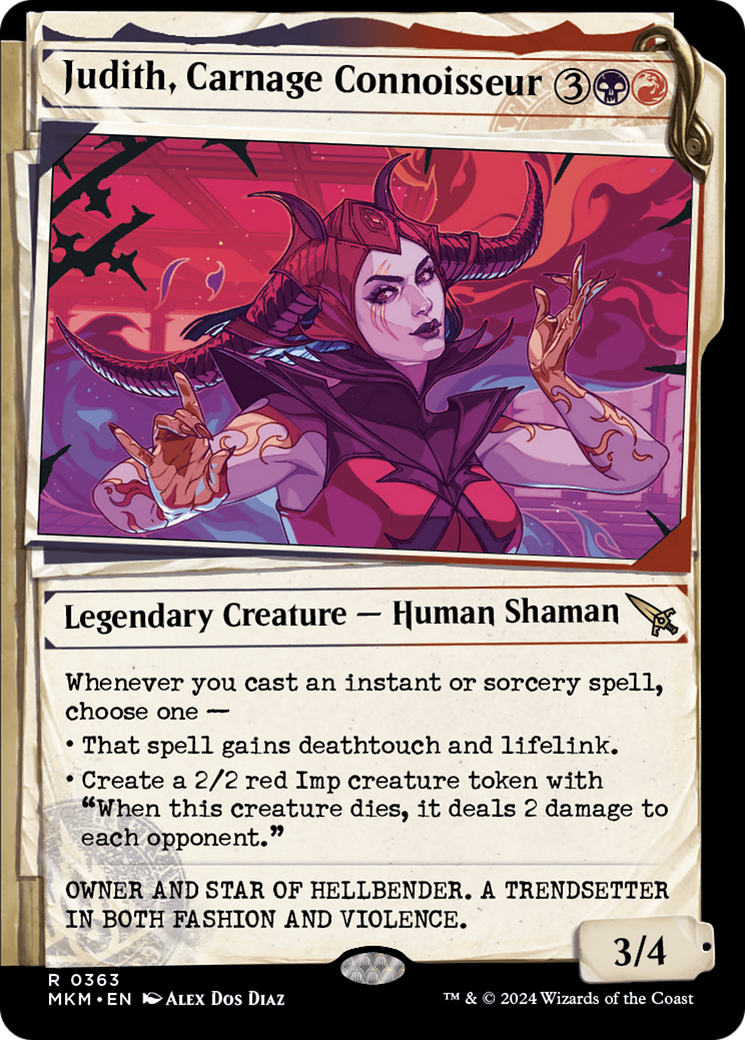Judith, Carnage Connoisseur (MKM-363) - Murders at Karlov Manor: (Showcase)