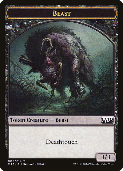 Beast (M15-005) - Magic 2015 Tokens